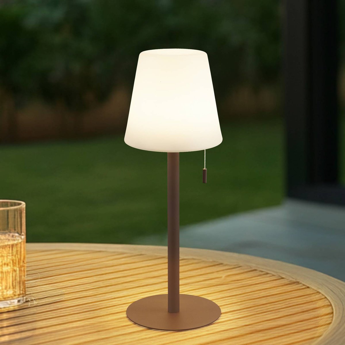 Luminaire de terrasse en aluminium moderneLED noir, blanc, LINDBY