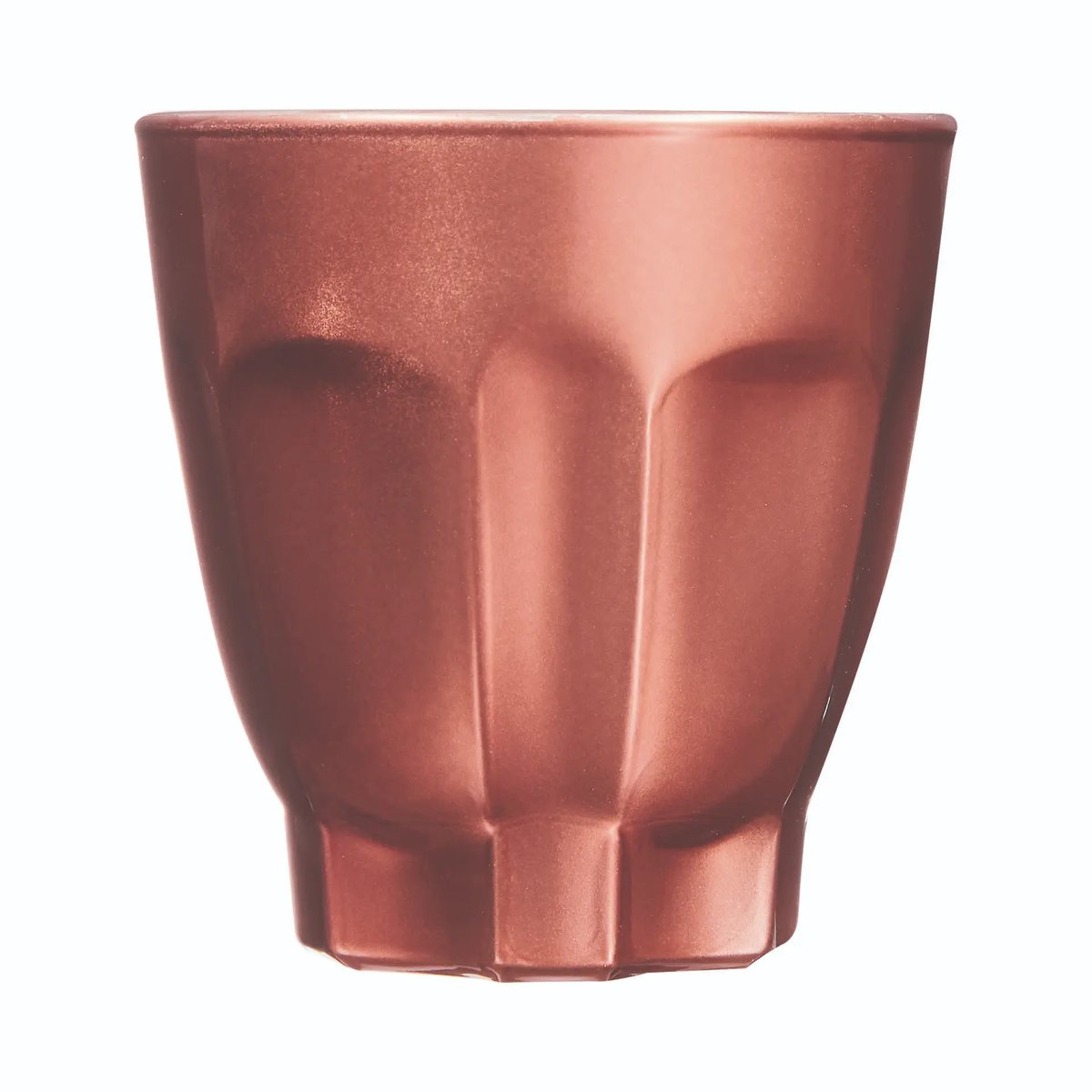 6 tasses en verre 9 cl Terracotta -FLASHY marron, LUMINARC