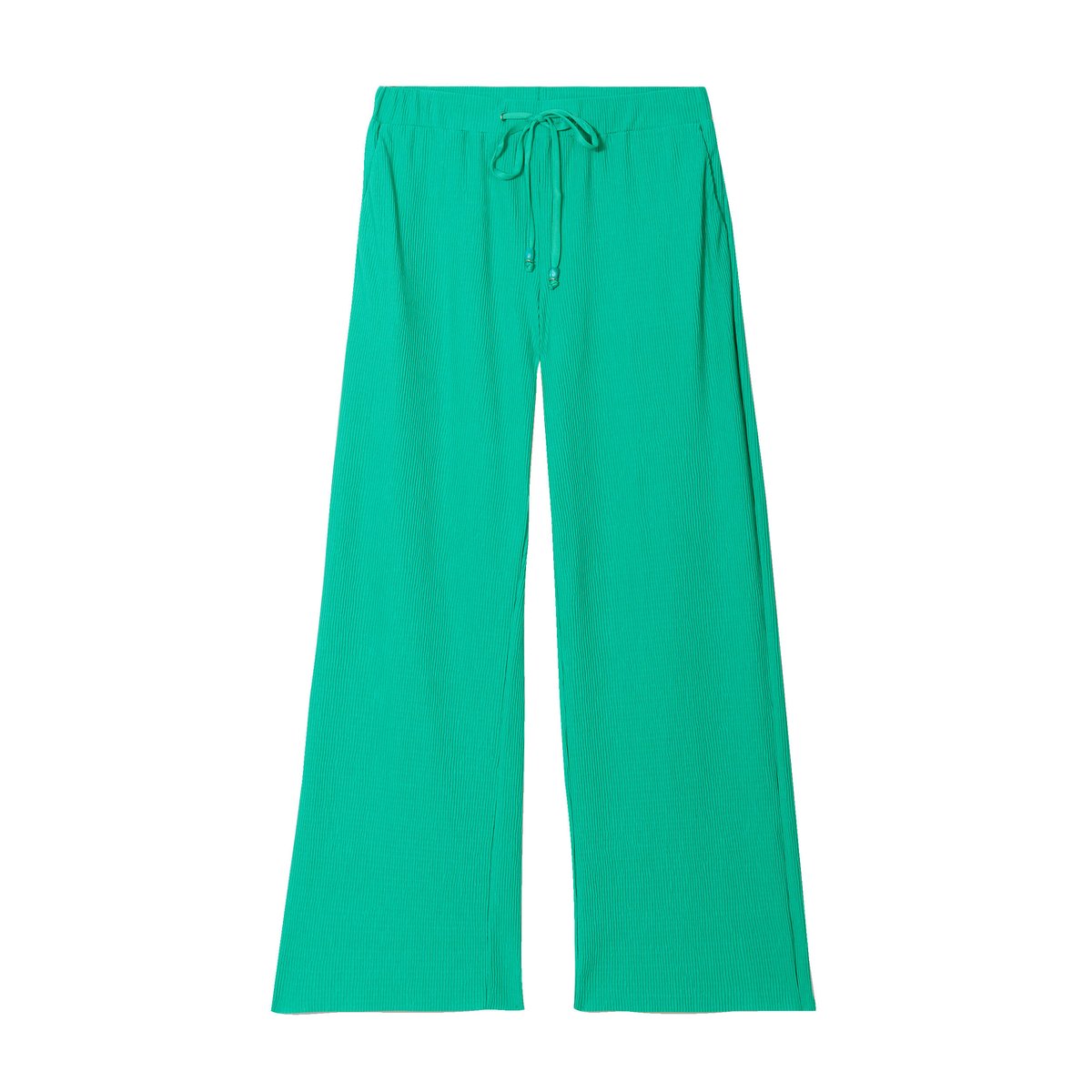 Pantalon flou taille basse vert turquoise, BREAL