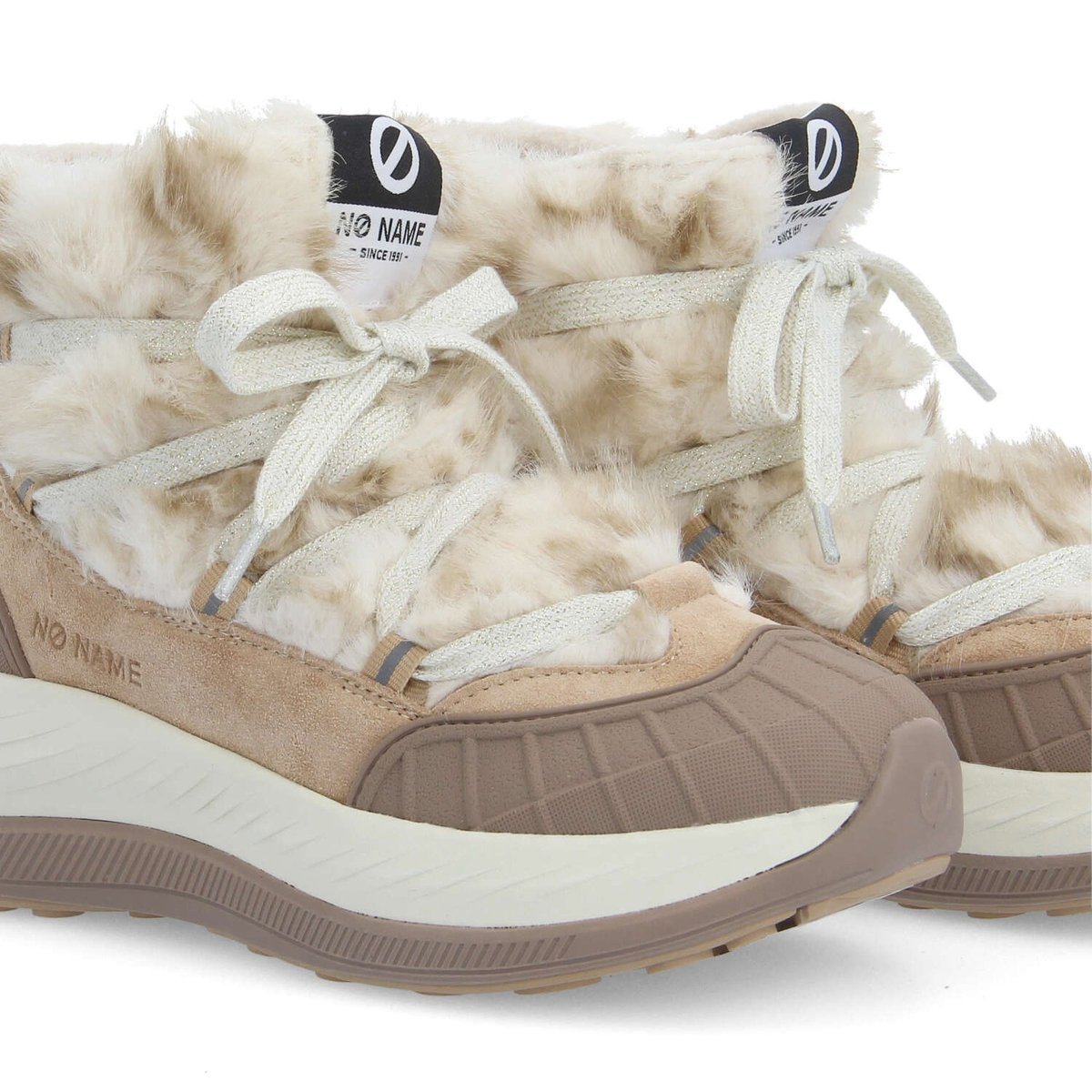 Explo Boots - Beige/Blanc Cassé marron, NO NAME