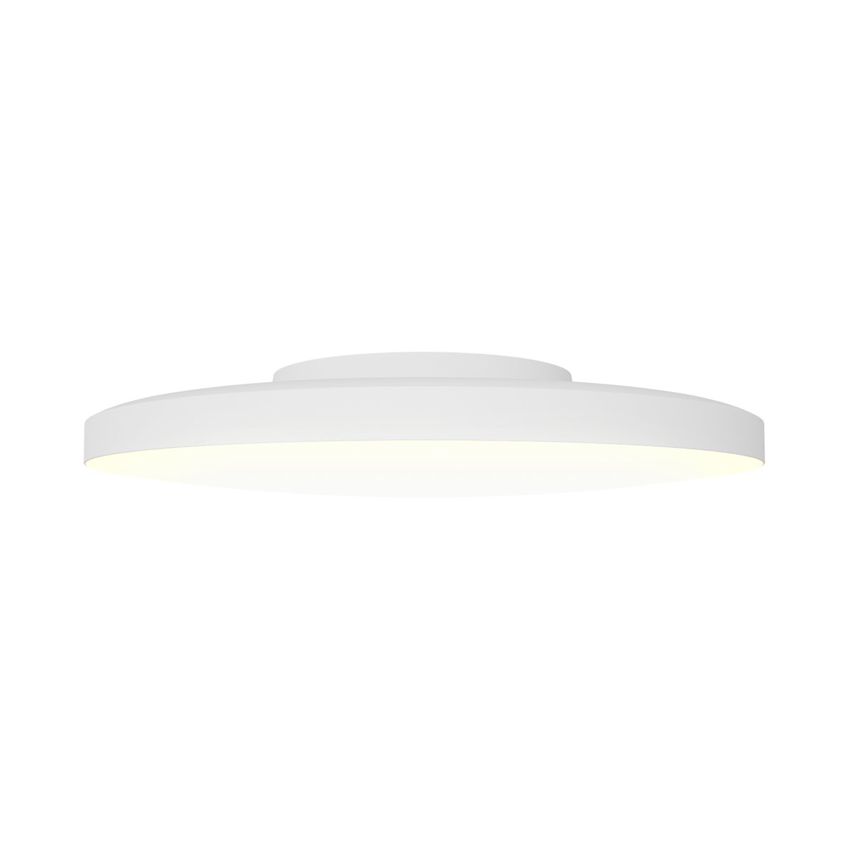 Plafonnier Rond et moderne de salle de bain en plastique, SERENOVA blanc, NORDLUX