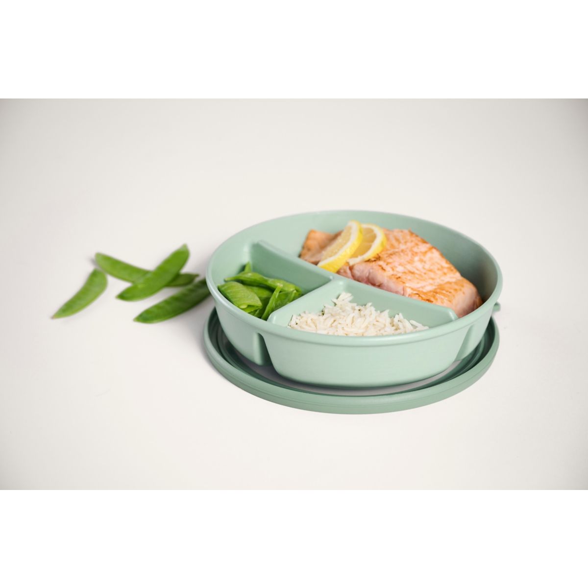 Boîte alimentaire 3 compartiments Cirqula Nordic Sage couleur unique, ROSTI MEPAL