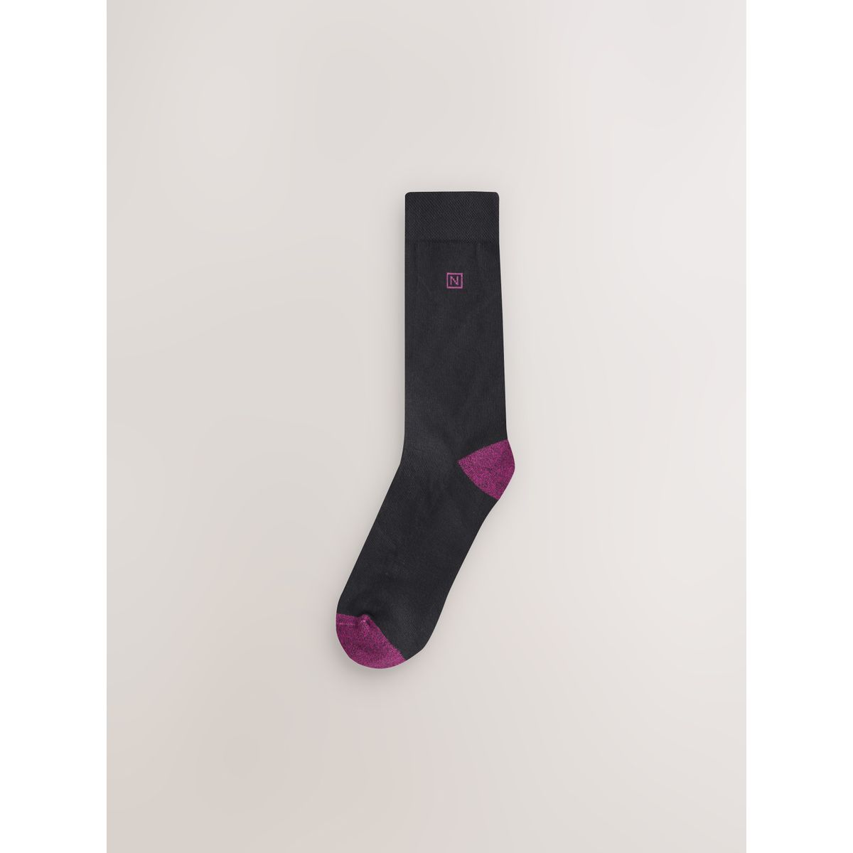 Chaussettes à semelles rembourrées talon noir riche, NEXT