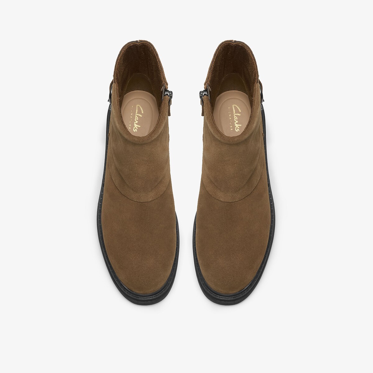Boots en cuir suède, ORINOCO3 LANE marron, CLARKS