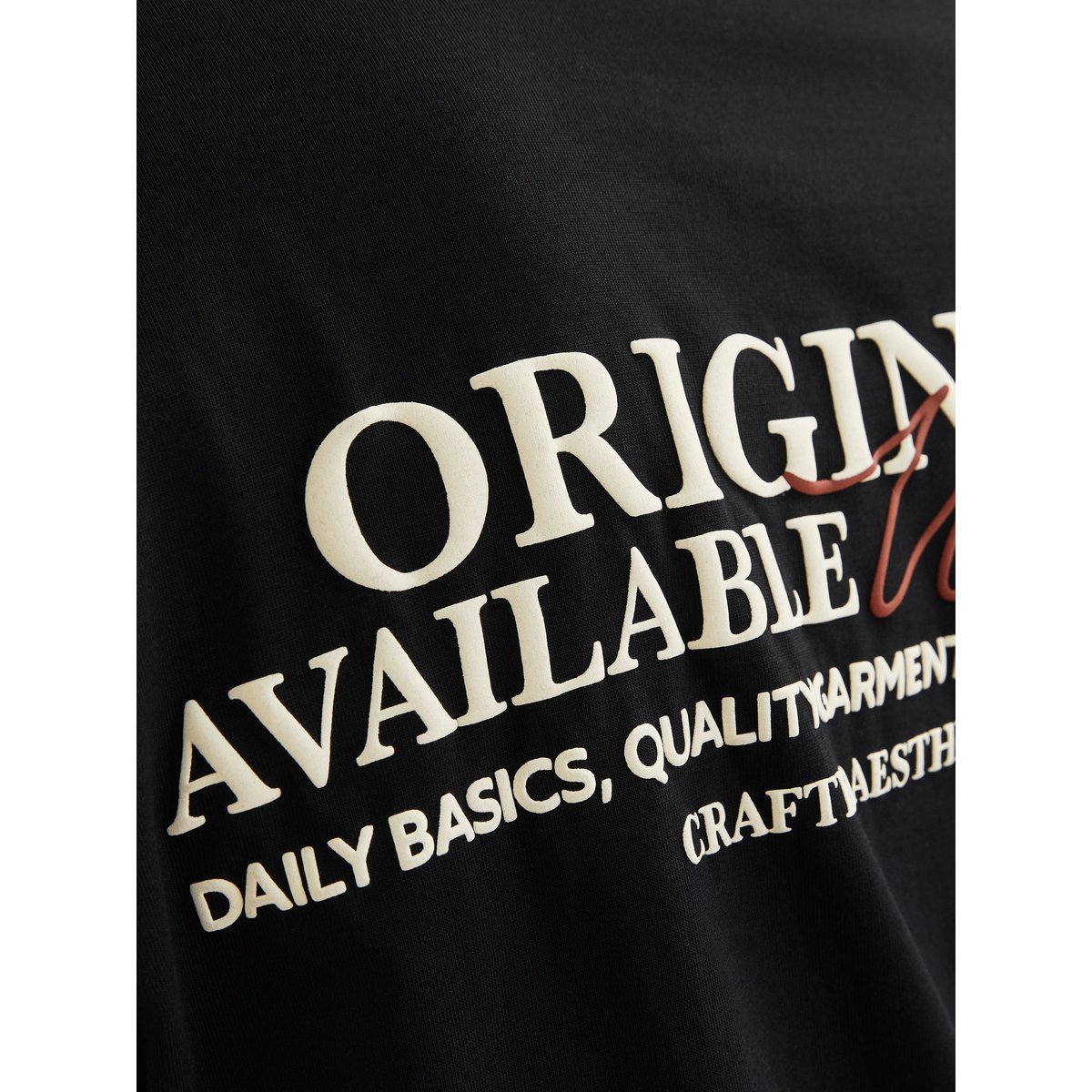 T-Shirt noire - black, JACK & JONES
