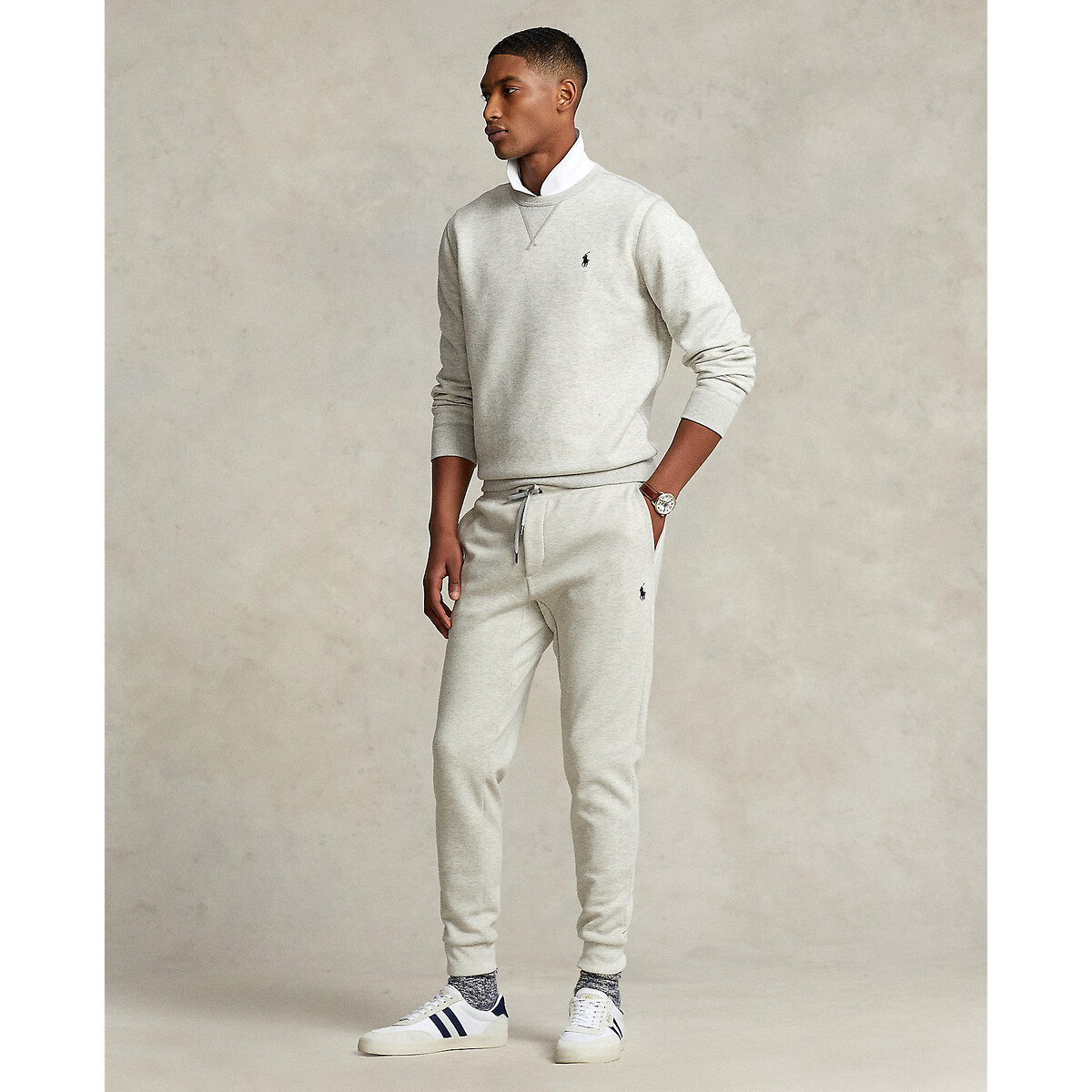 Pantalon de jogging jersey double gris, POLO RALPH LAUREN
