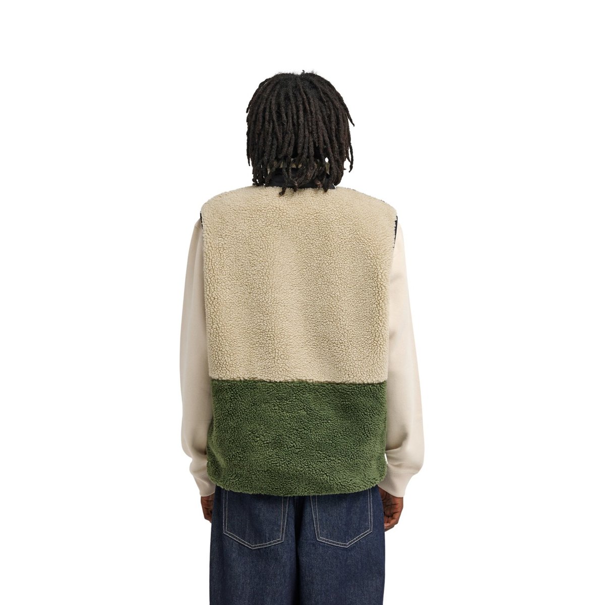 Veste sans manches en sherpa LAKE SHERPA multi multi, ELEMENT