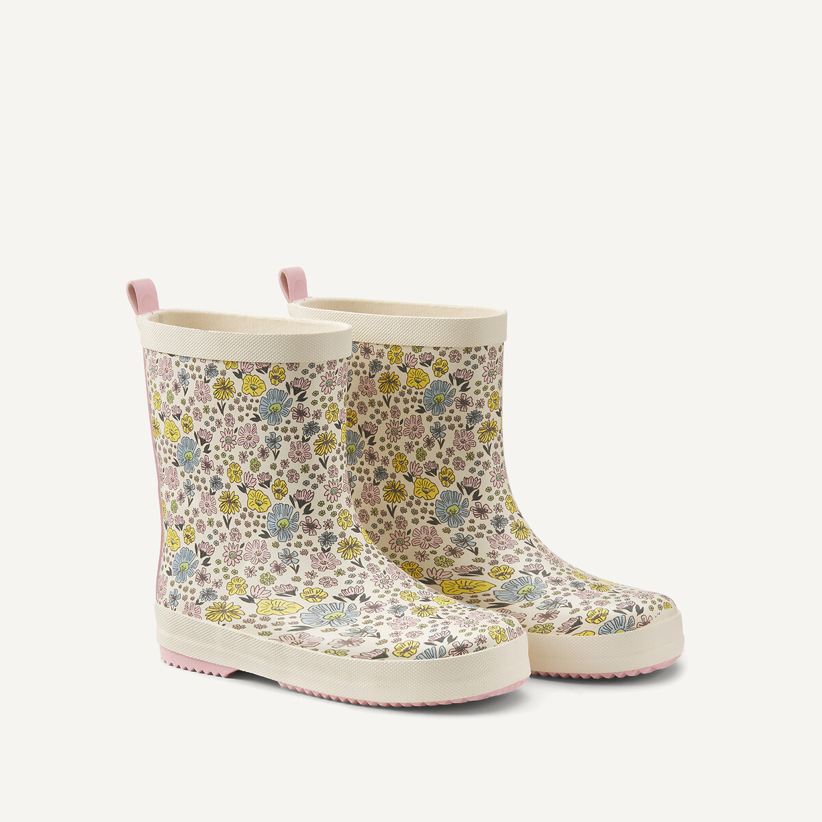 Bottes de pluie, imprimé floral fleuri, LA REDOUTE COLLECTIONS