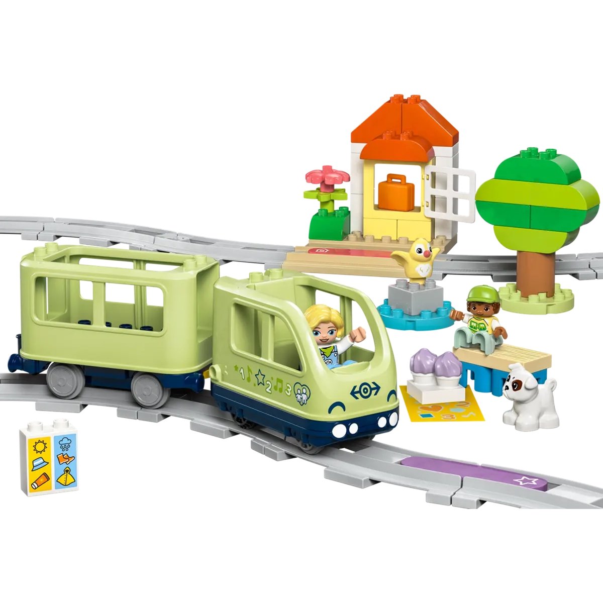 Duplo Le train d'aventures interactif multicolore, LEGO