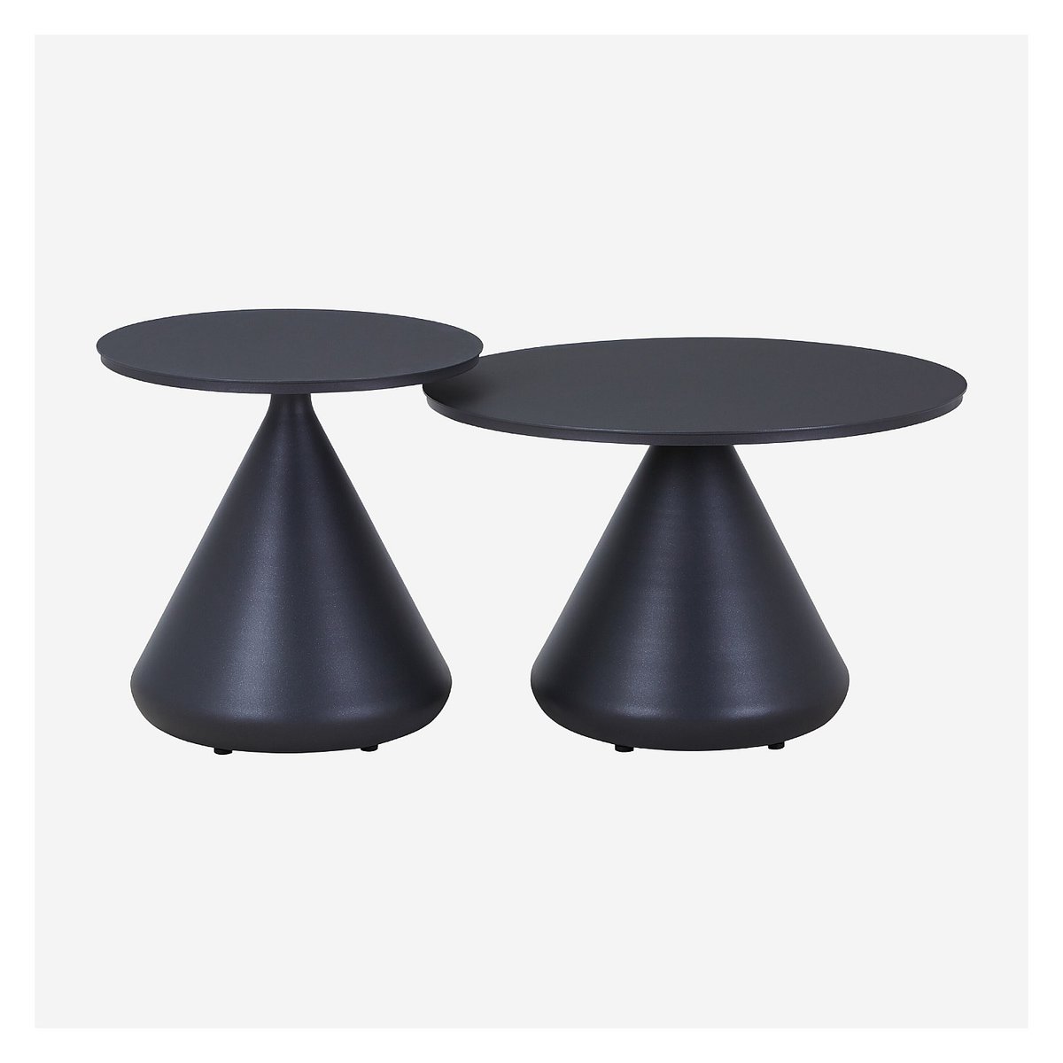 Table basse de jardin en aluminium MARIPA gris anthracite, HABITAT