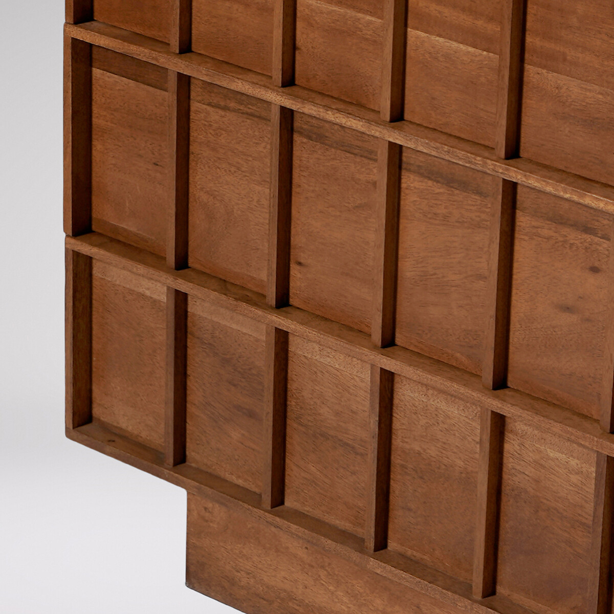 Sandon Acacia Wood 6 Drawer Chest Of Drawers dark acacia wood, SWOON