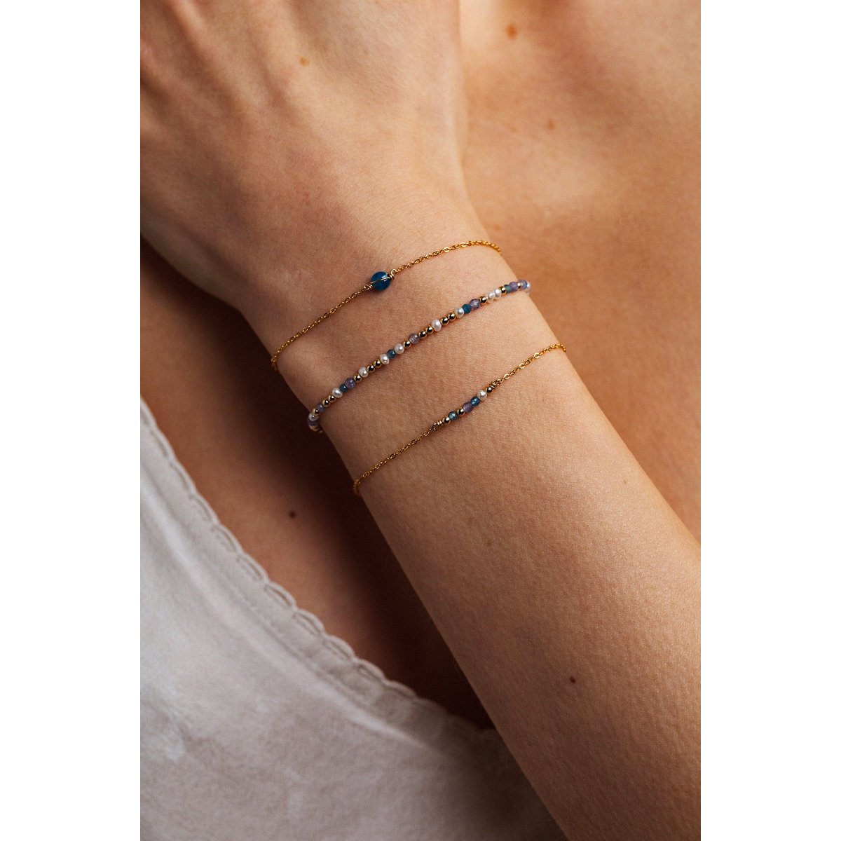 Bracelet Stella - Apatite apatite, YAY PARIS