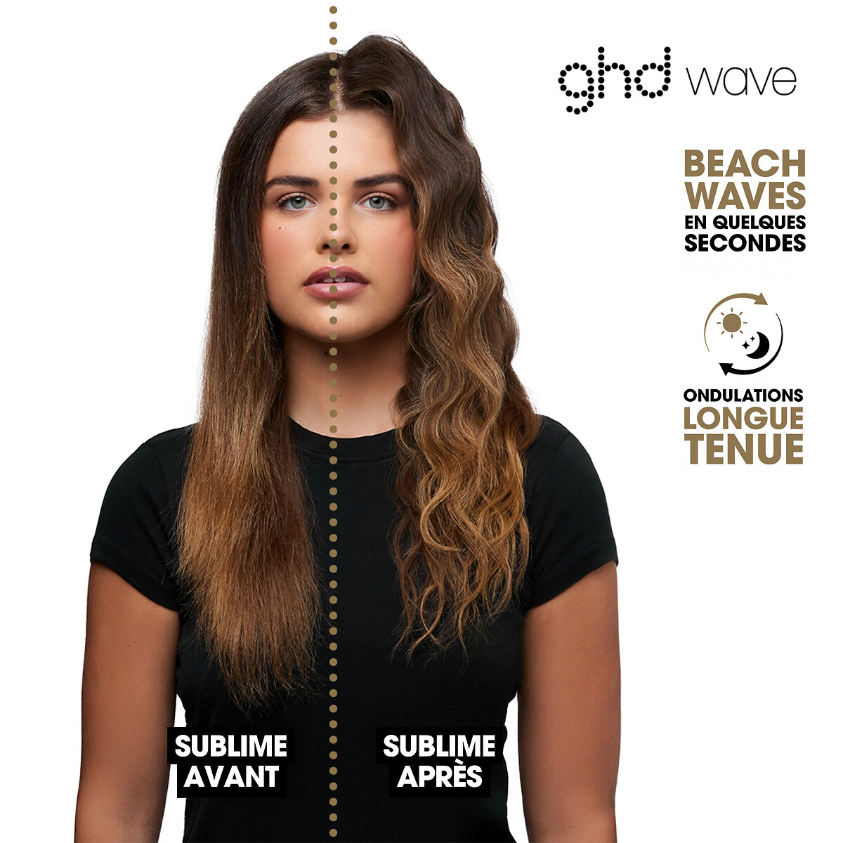 Triple Waver noir, GHD