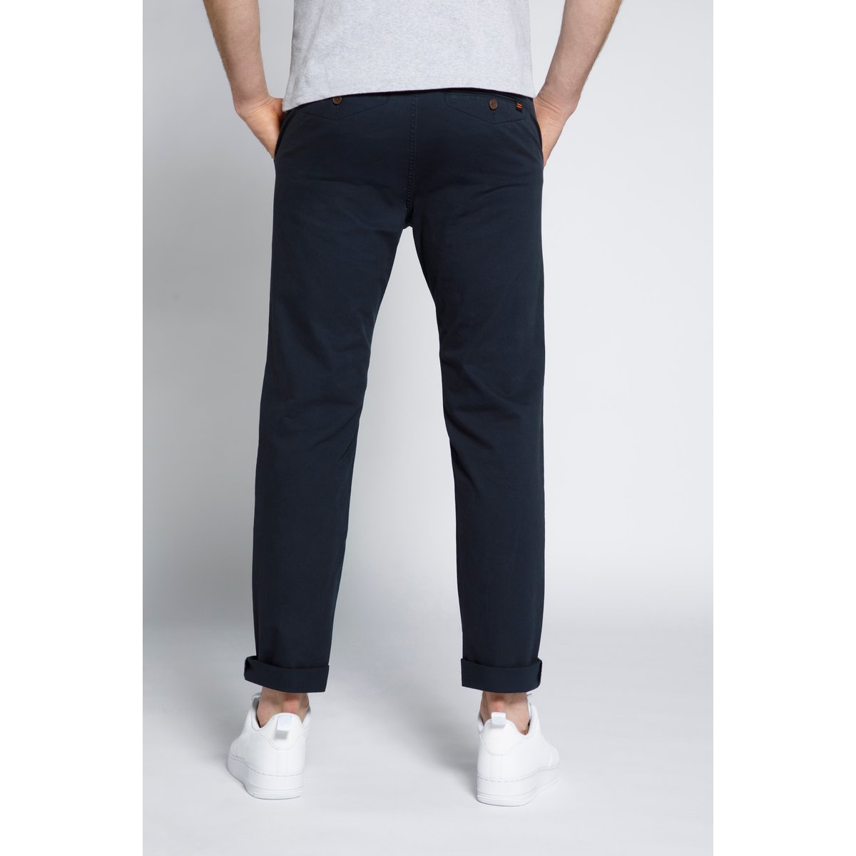Chino, coupe ventre confort marine foncé, STHUGE