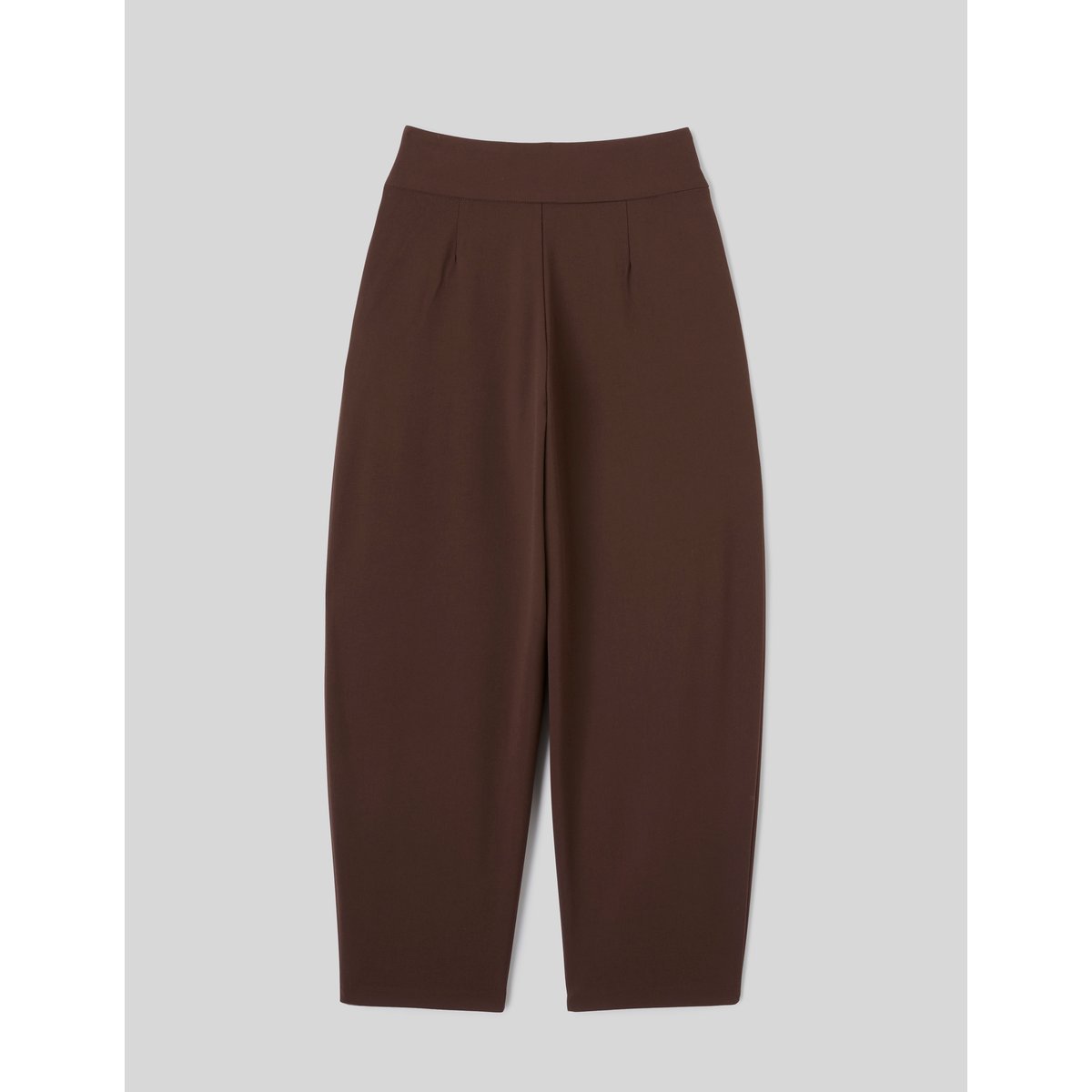 Pantalon ample plissé marron foncée, BZB