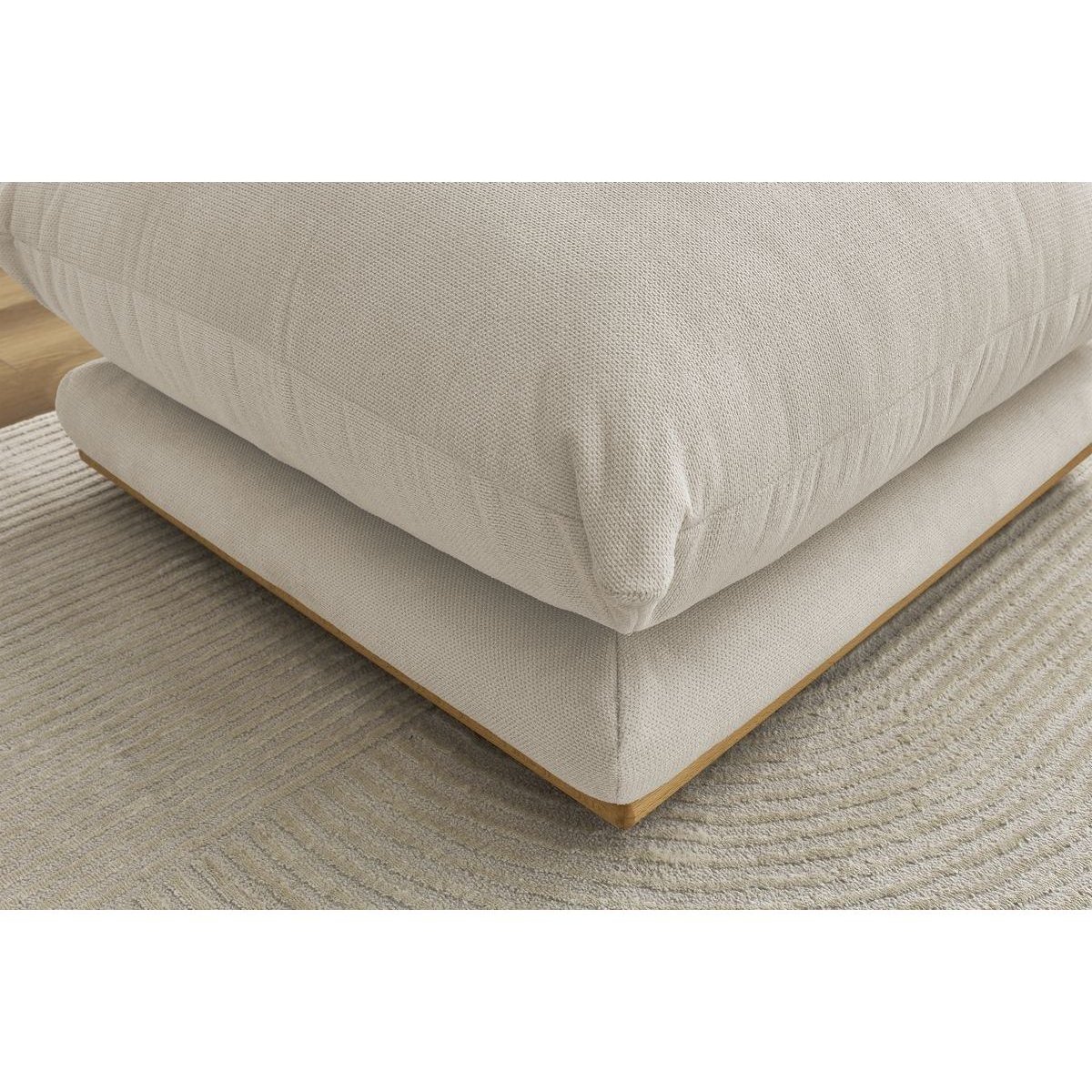 Pouf tissu, ERNEST beige, BOBOCHIC