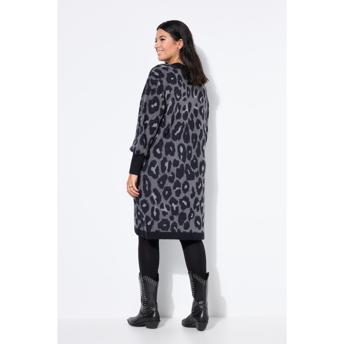 Robe en maille oversize anthracite, STUDIO UNTOLD