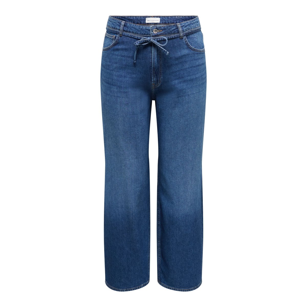 Jean Coupe Droite dark blue denim, ONLY CARMAKOMA