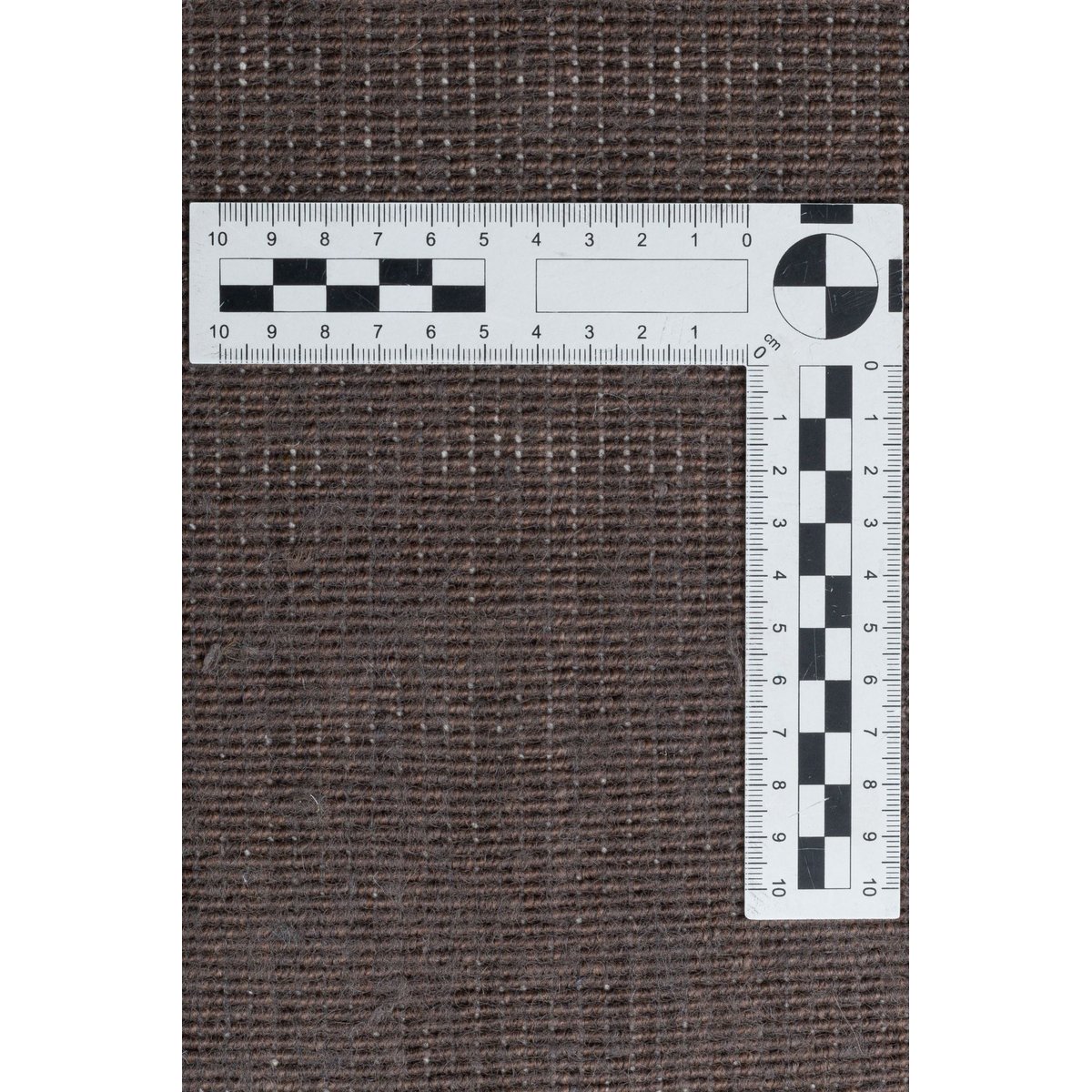 Tapis tissé main en viscose et laine vierge marron, THEKO