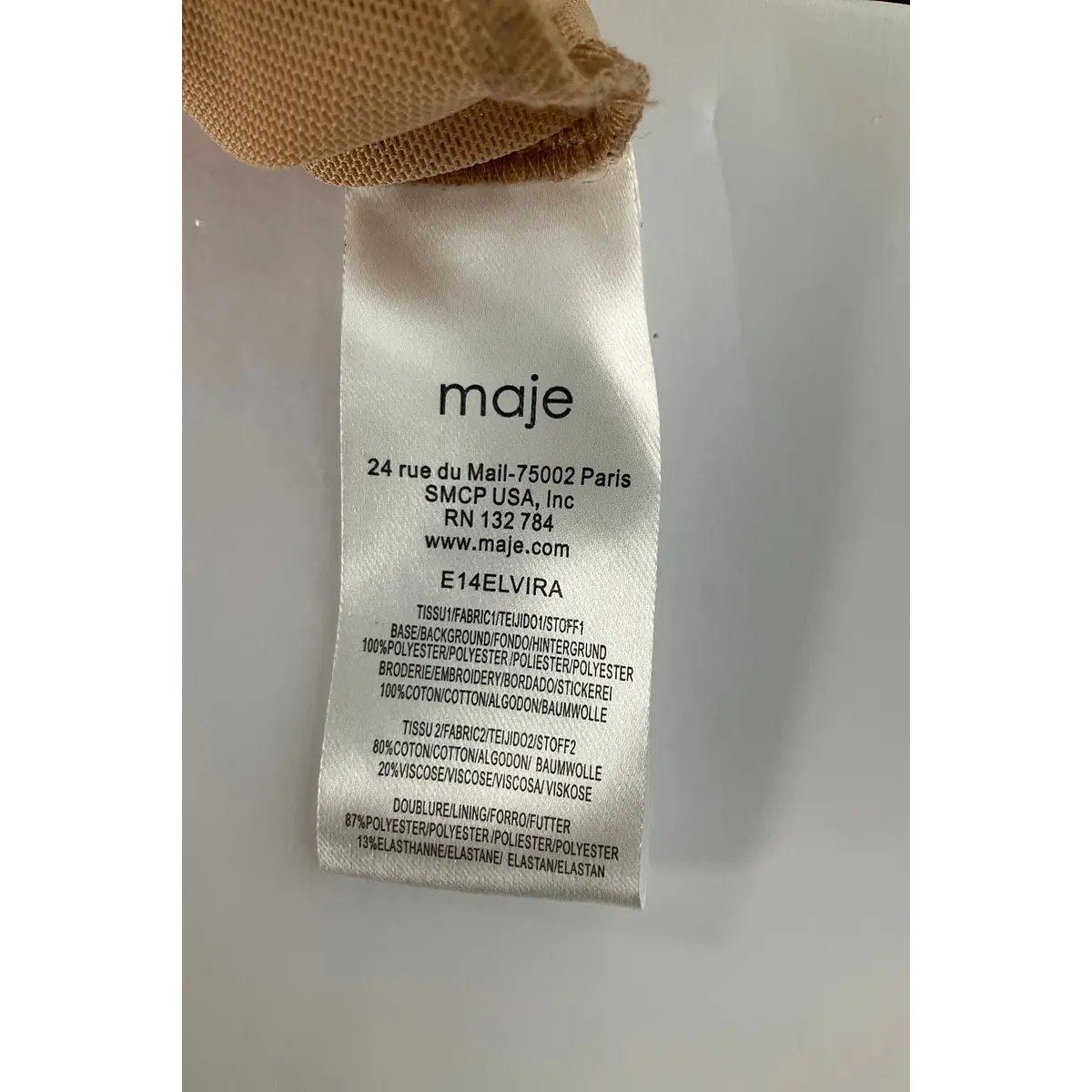 Robe - Très Bon État noir, MAJE