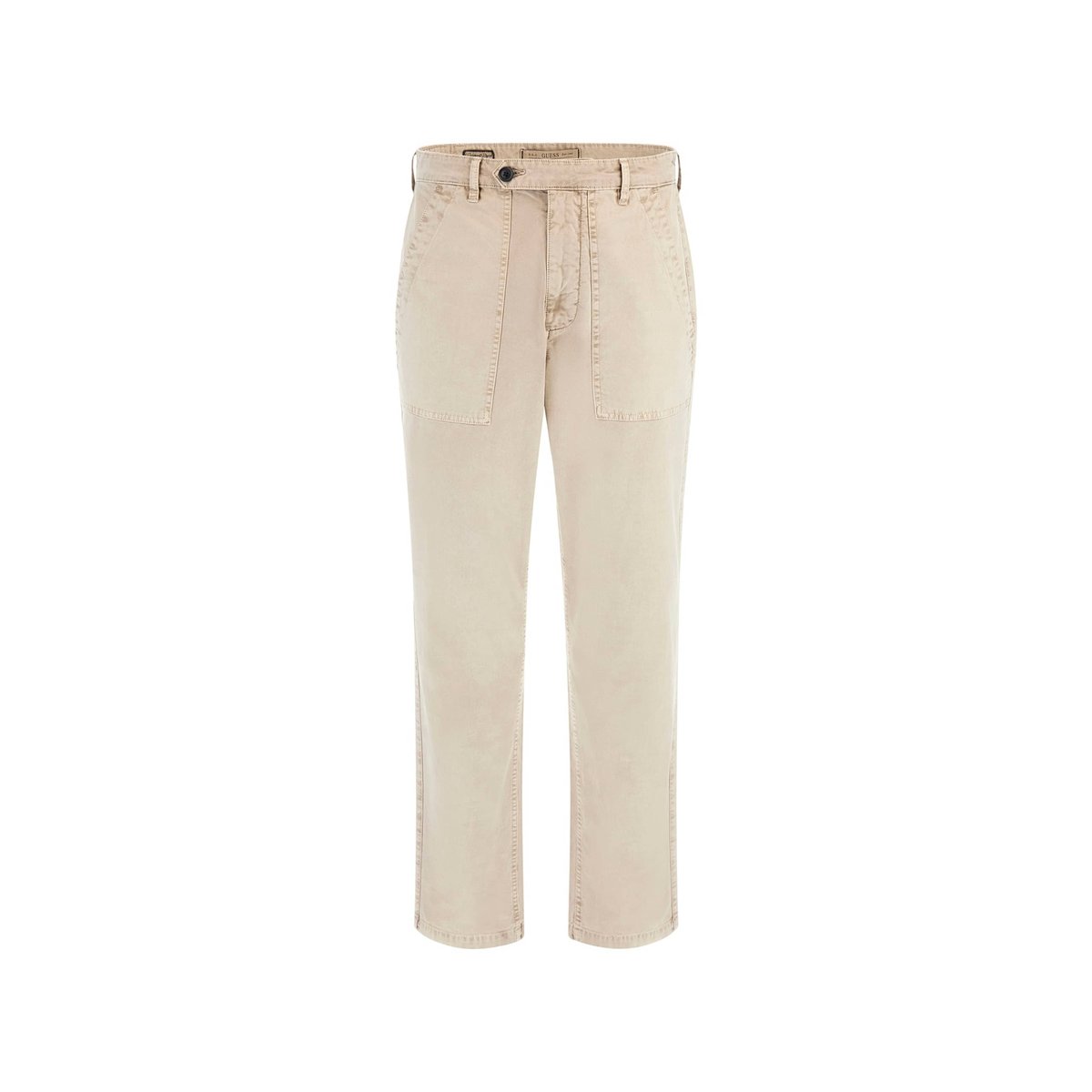 Jean Regular Taille Moyenne beige, GUESS
