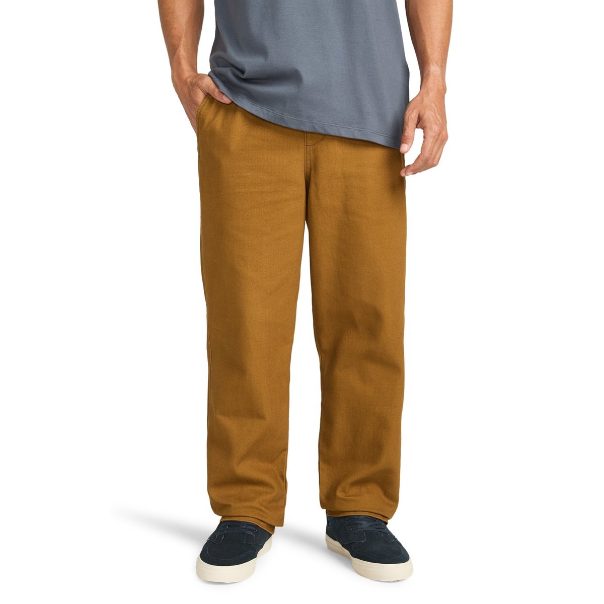Pantalon en jean élastique avec cordon de serrage LARRY CANVAS marron tobacco, BILLABONG