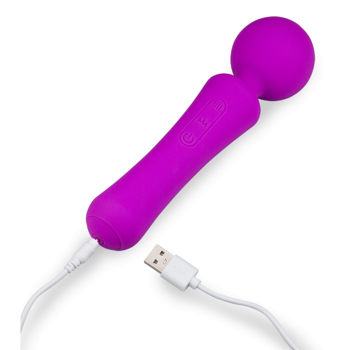 Vibromasseur puissant Wand 20 modes et 7 vitesses violet, LOVE AND VIBES