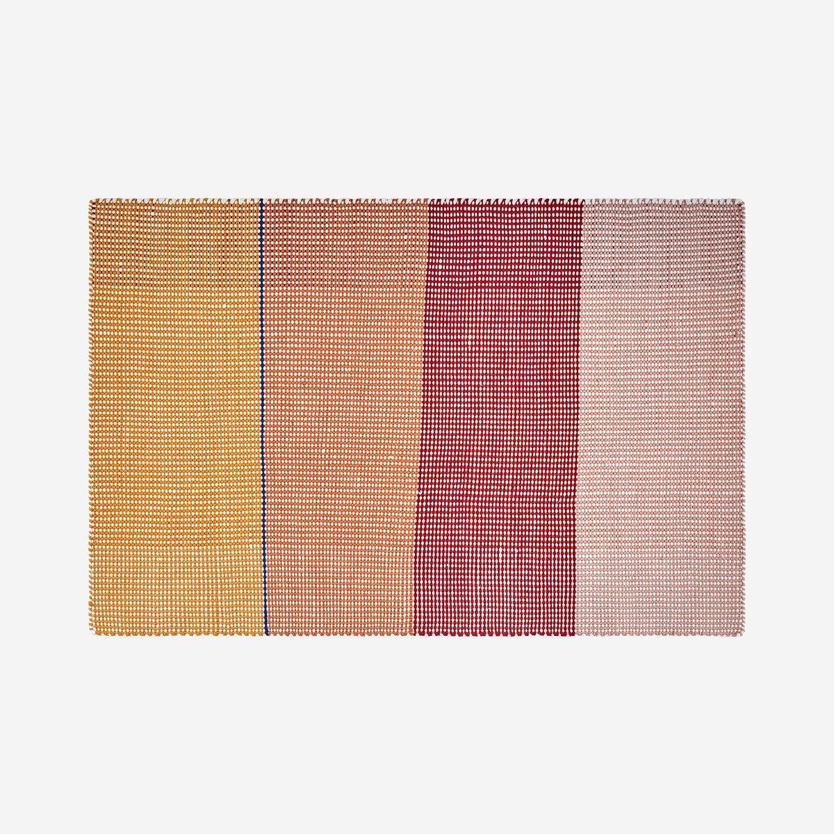 Tapis tissé CYBELE jaune, multicolore, HABITAT