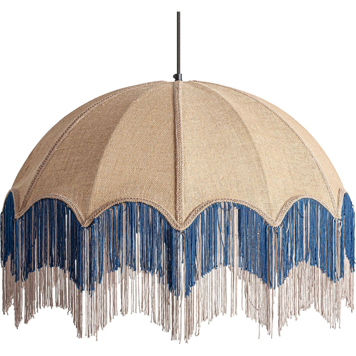 Suspension en jute style provençal beige naturel sablé provençal, RECOLLECTION