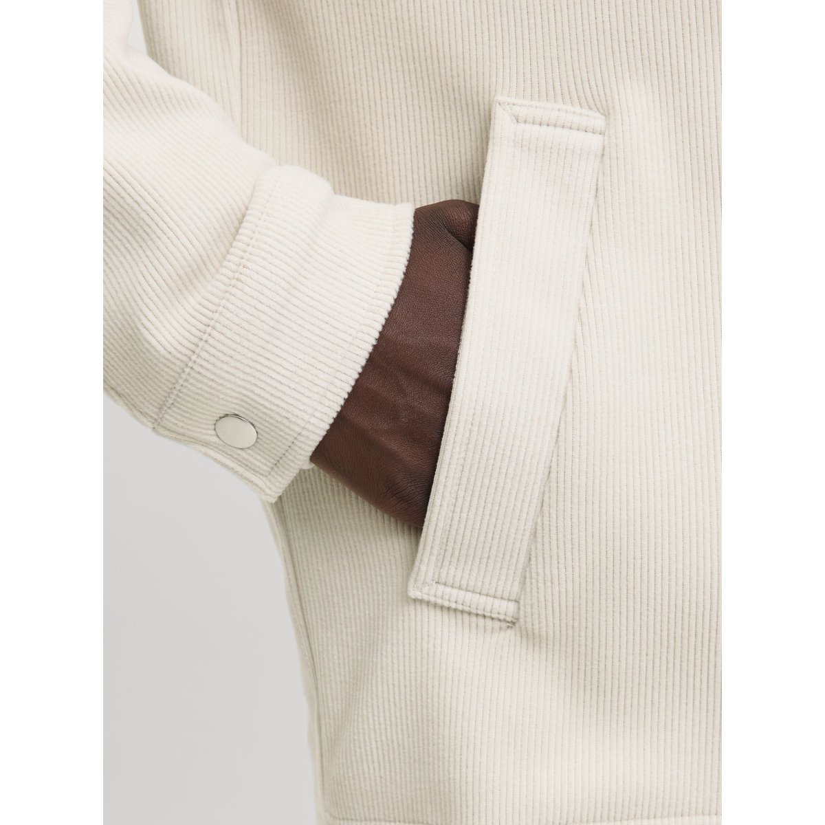 Sweat À Fermeture Éclair silver lining, JACK AND JONES PREMIUM