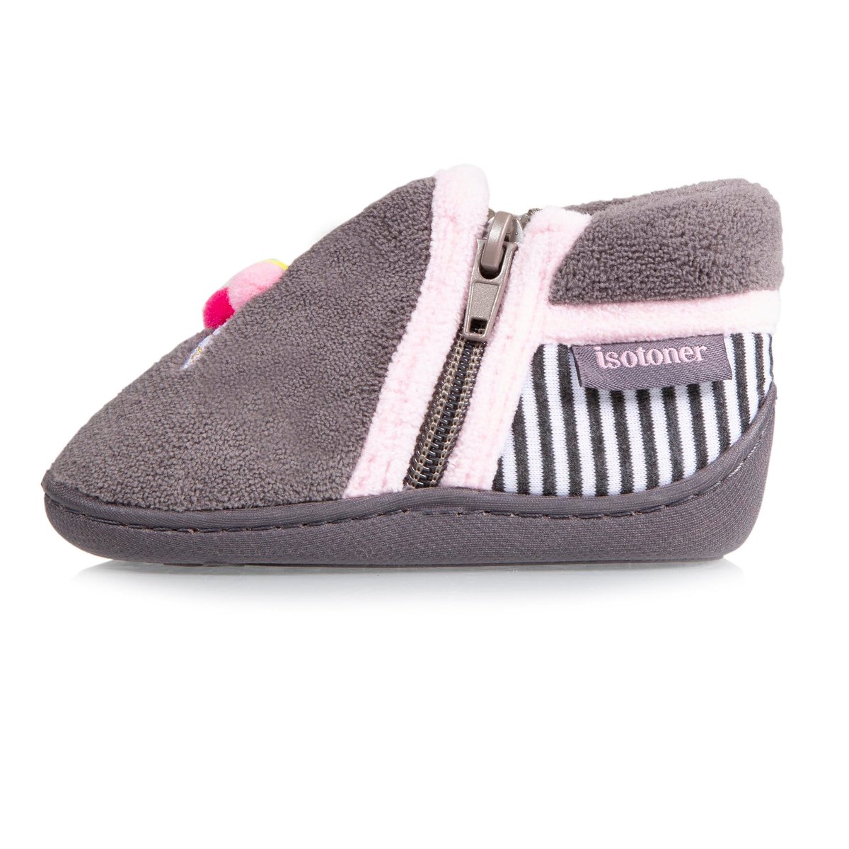 Chaussons Bottillons gris, ISOTONER