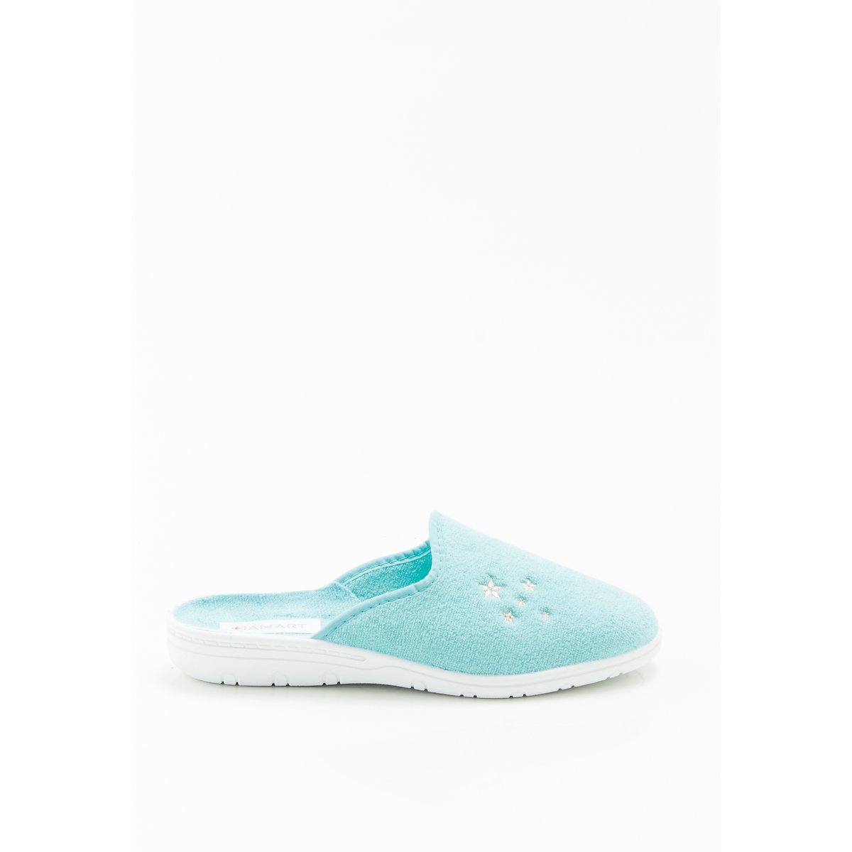 Chaussons mules bleu opaline, DAMART