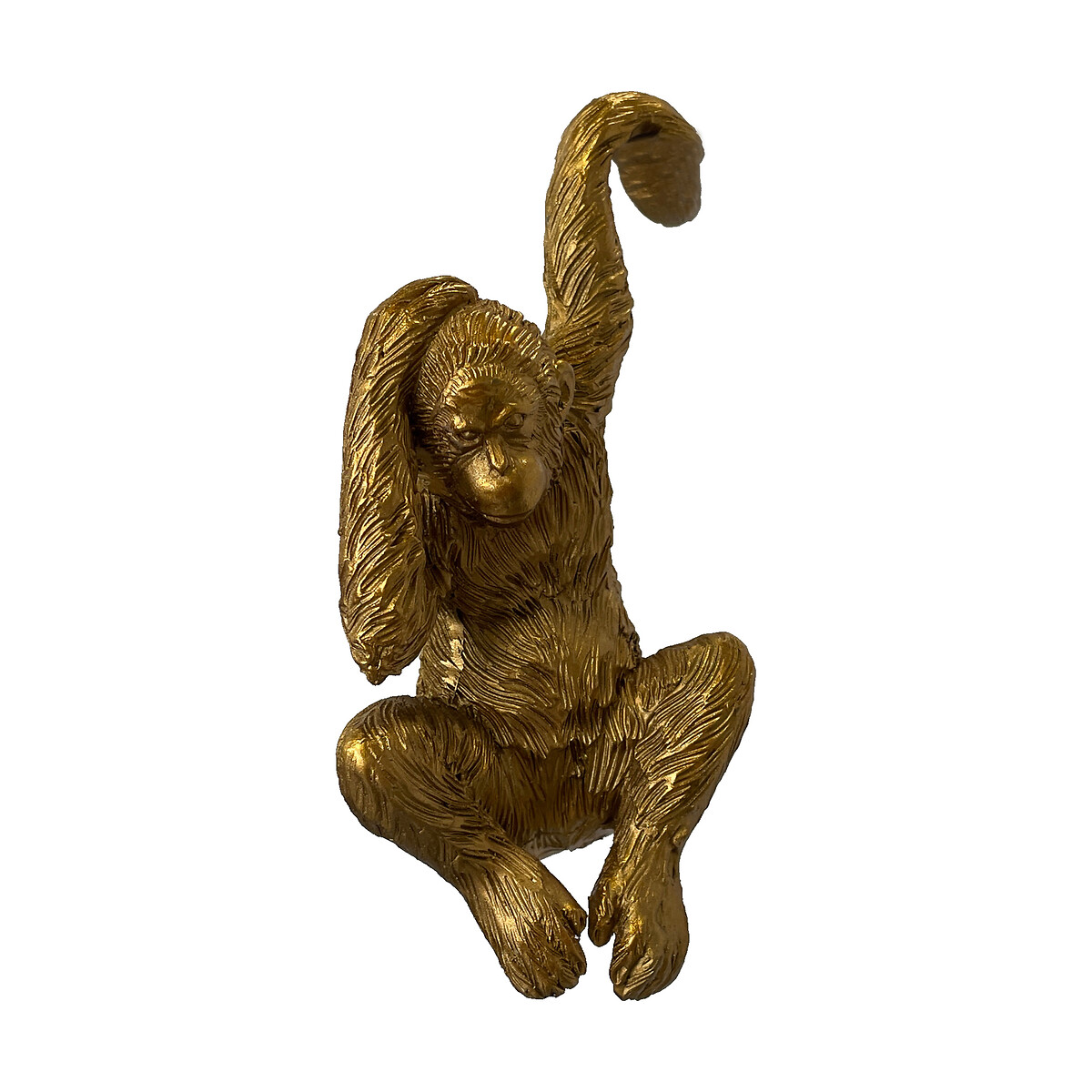Set of 2 Orangutan Pot Hangers gold-coloured, ÉDITÉ