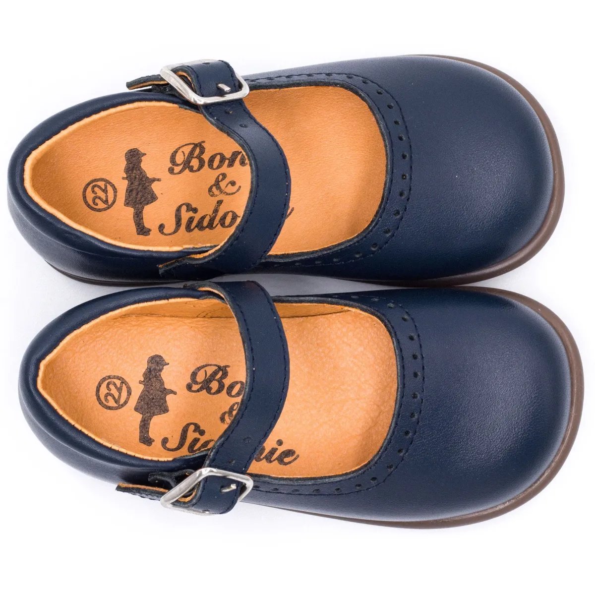 Boni Oriane - chaussures babies fille bleu marine, BONI&SIDONIE