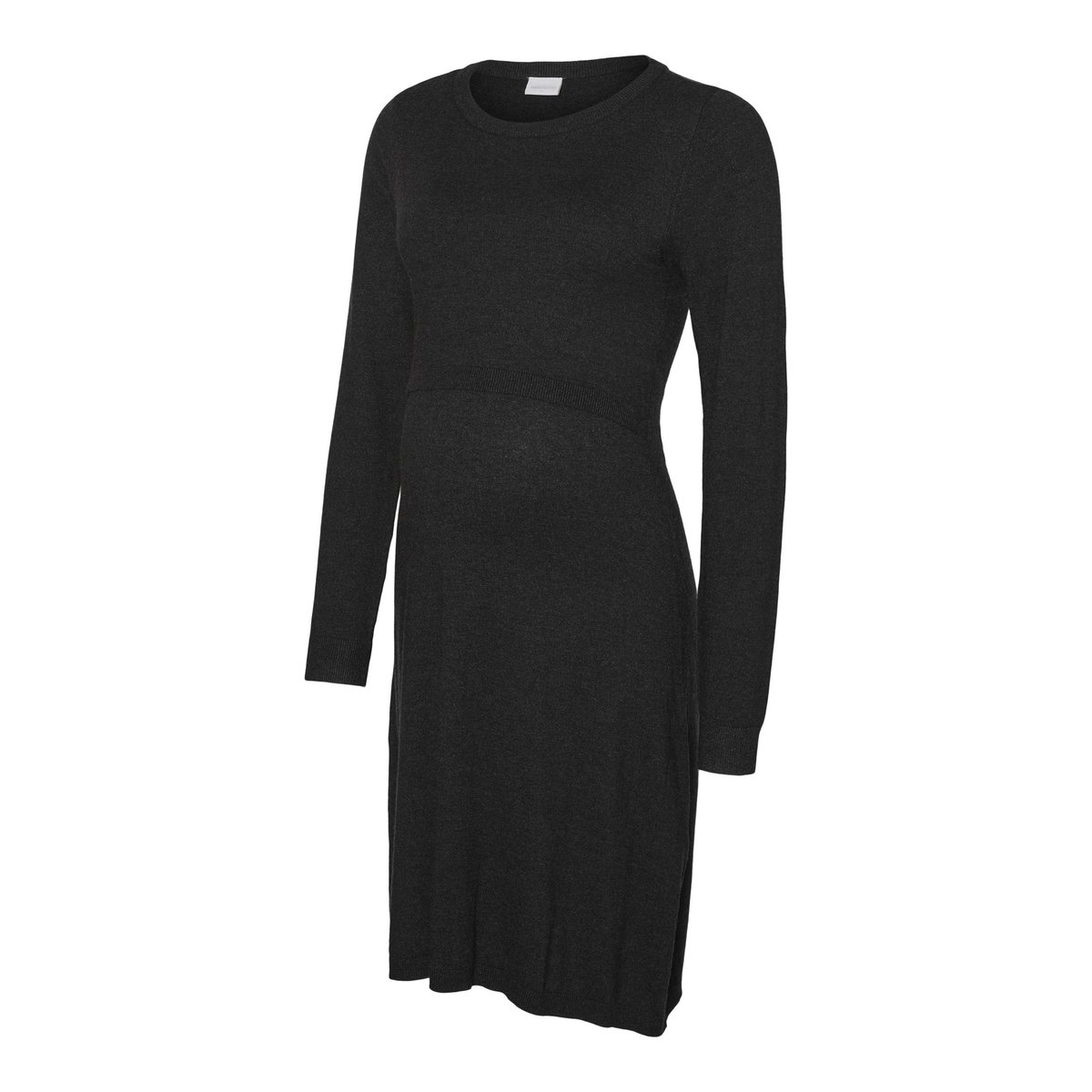 Robe En Maille dark grey melange, MAMA LICIOUS