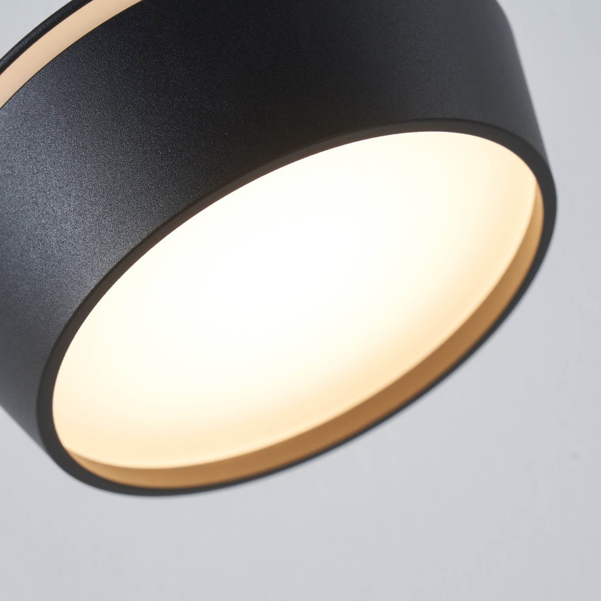 Suspension LED tube design minimaliste - MAVEL noir, KOSILUM