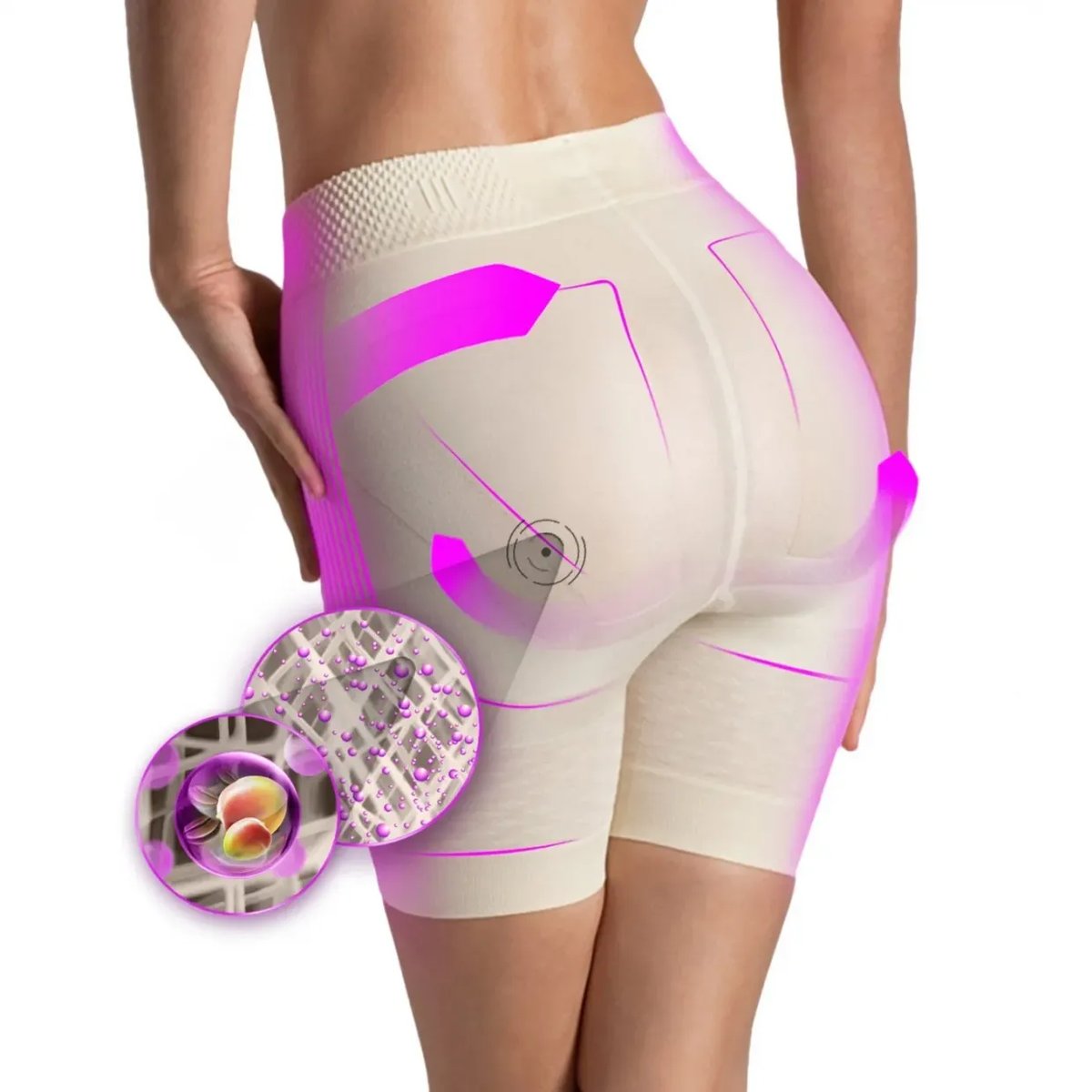 Panty Push Up Gainant Minceur ivoire, LYTESS