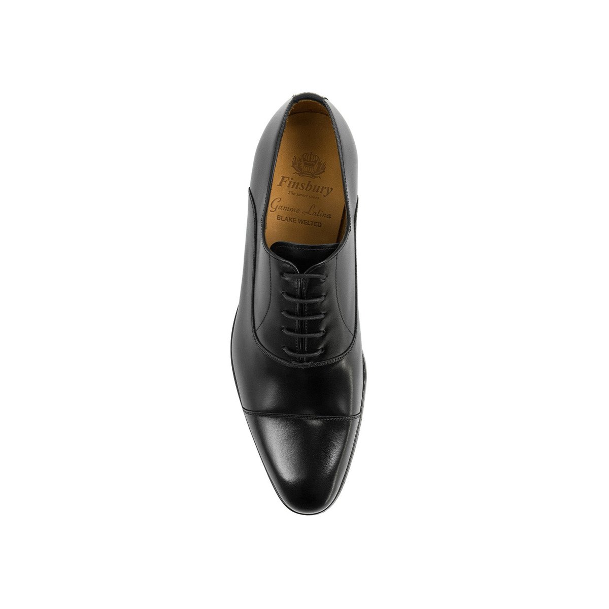 Richelieu cuir WHITNEY noir, FINSBURY