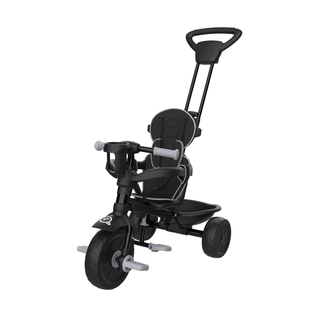 Tricycle enfant évolutif 4 en 1 DELUXE noir - gris, TP TOYS