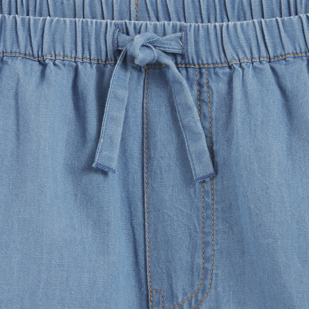 Short en denim léger denim double stone, LA REDOUTE COLLECTIONS