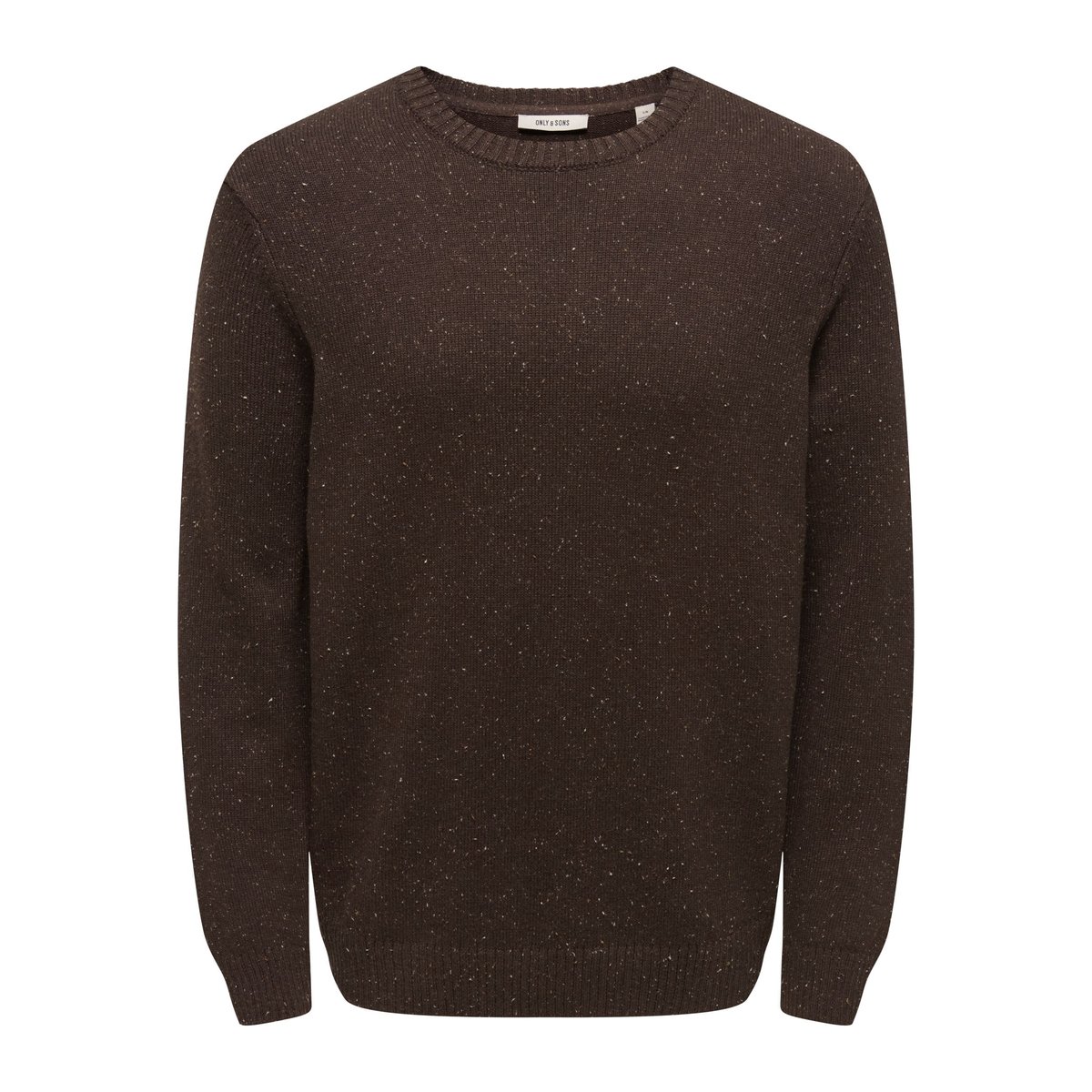 Pull En Maille marron - demitasse 1, ONLY & SONS