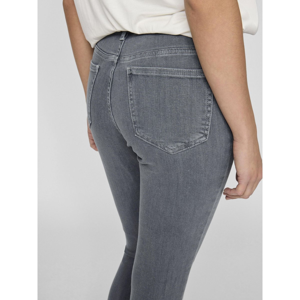 Jean Skinny light grey denim, VILA