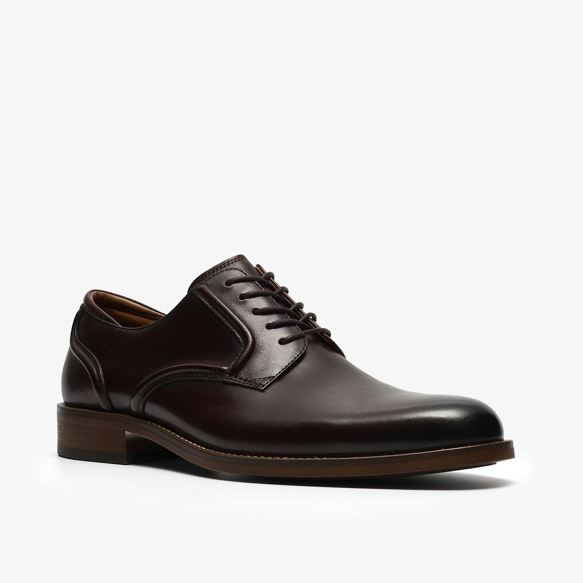 Richelieu en cuir, CRAFTREMI LACE marron, CLARKS