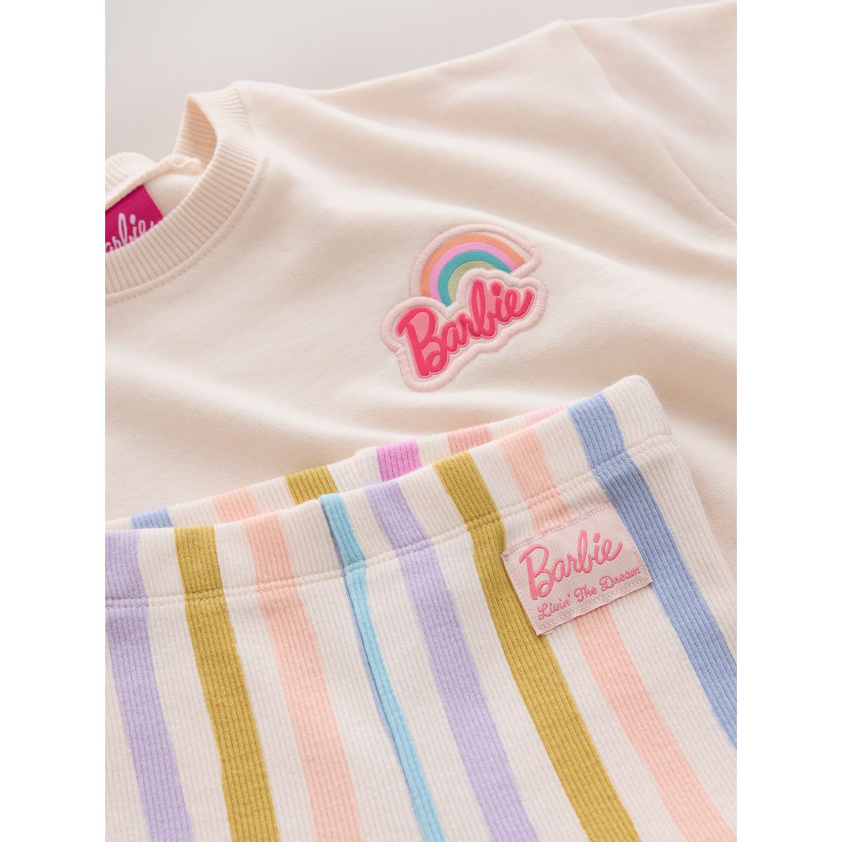 Ensemble sweat et pantalon évasé maison de rêve barbie arc-en-ciel, NEXT