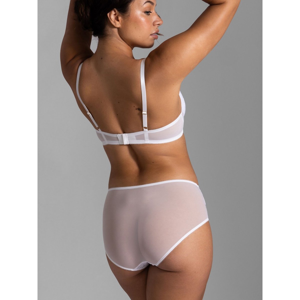 Culotte haute PERFECT LACE blanc, DORINA
