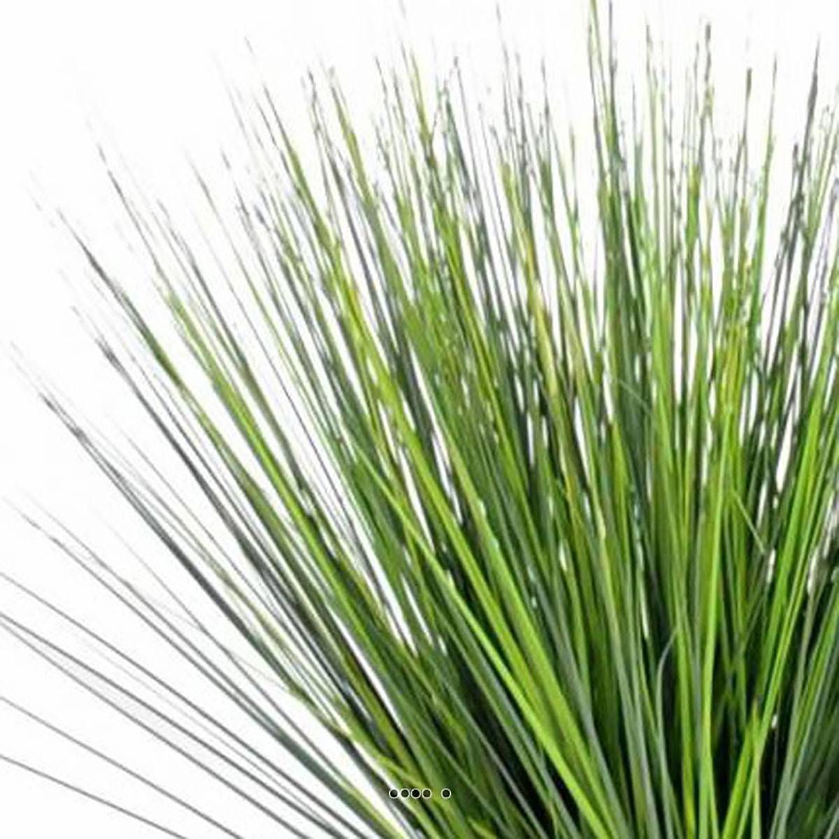 Fausse herbe touffe en pot H 60 cm D 60 cm vert, ARTIFICIELLES