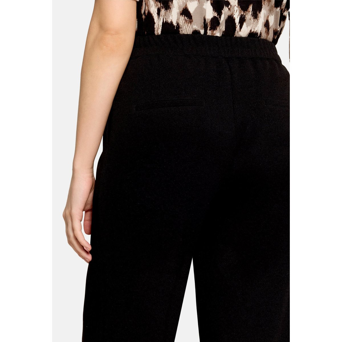 Pantalon Marlene unicolore noir, BETTY BARCLAY