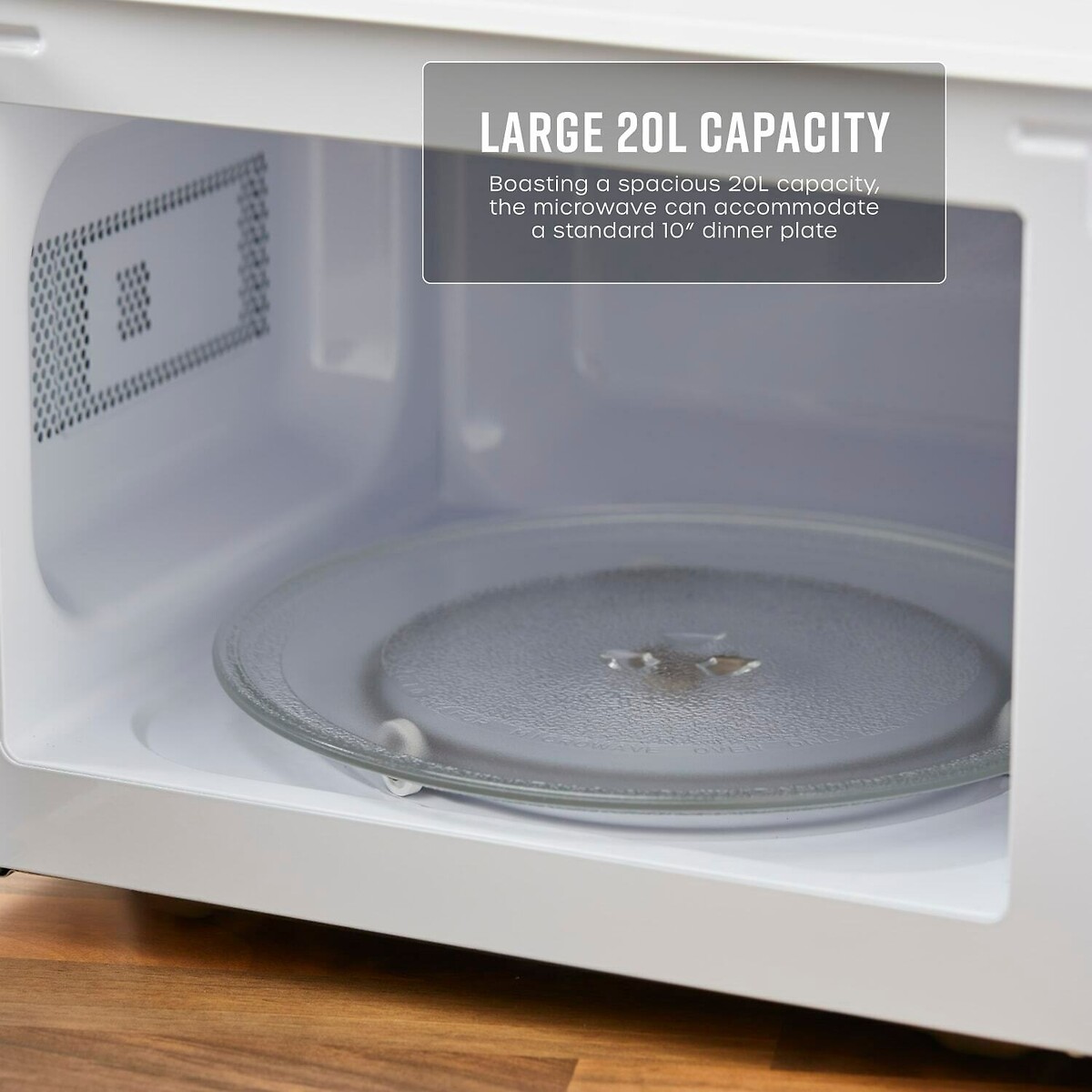 700W Manual Microwave - SM4420 white, SWAN