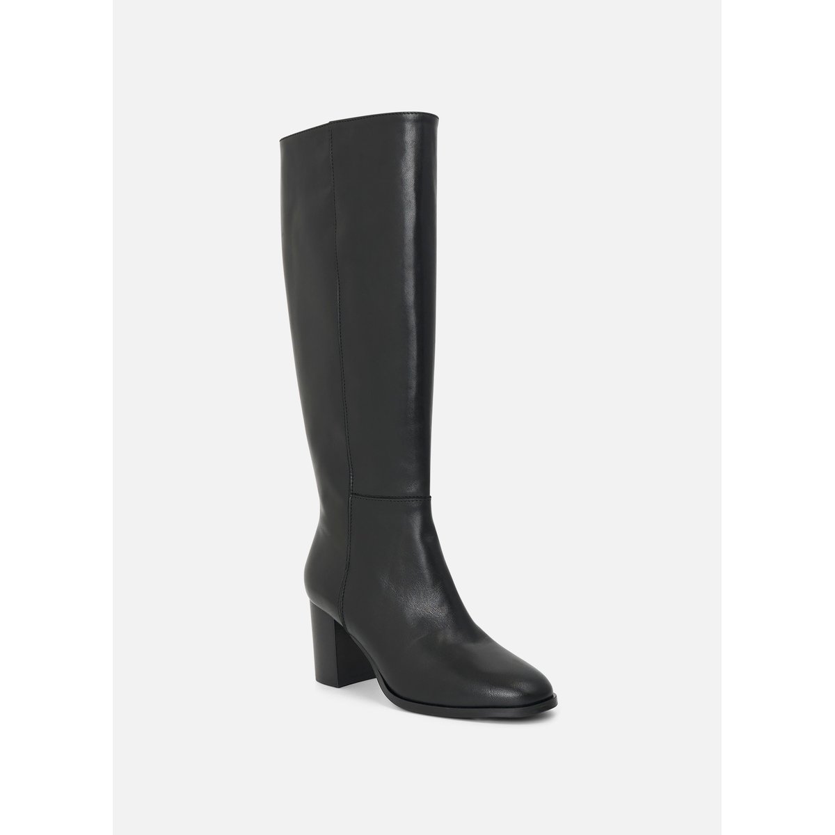Botte À Talon en cuir JULIETTE noir, MELLOW YELLOW
