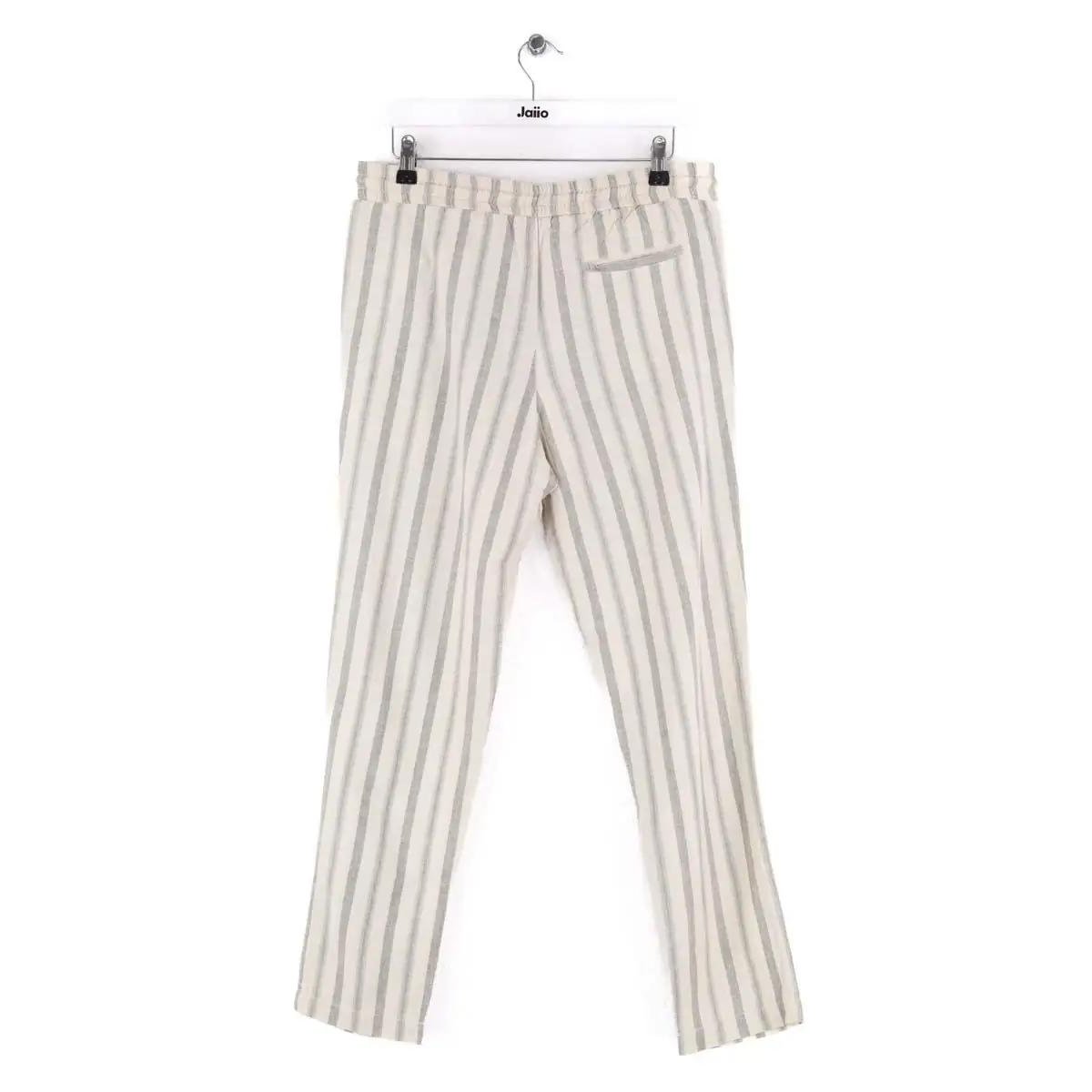 Pantalon droit - Très Bon État ecru, LEON & HARPER